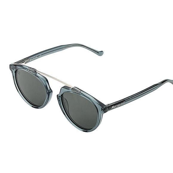 Marsquest round sunglasses transparent grey - like new - Picture 3 of 5